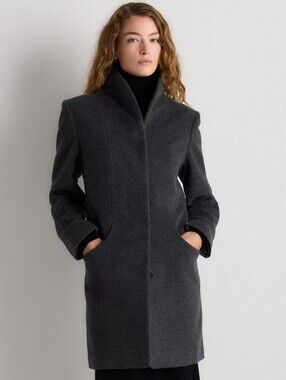Quince Wool Cashmere Cocoon Coat